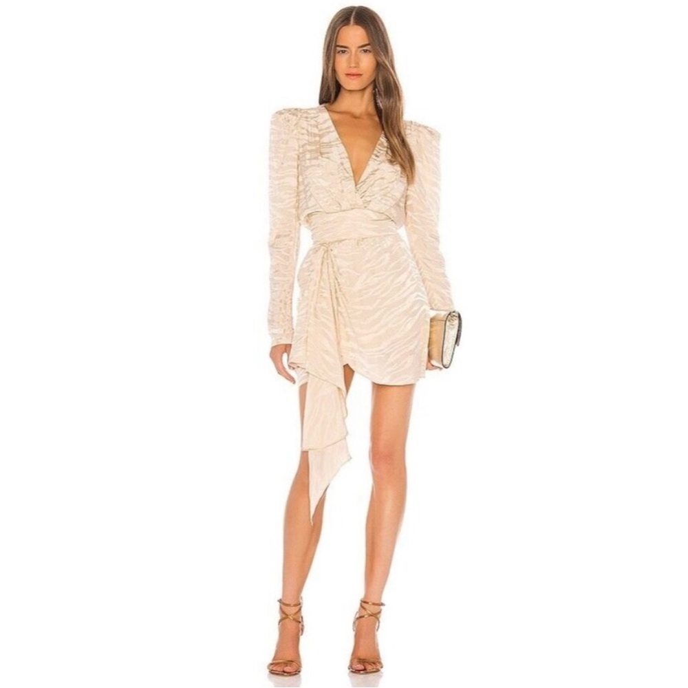 Ronny Kobo Lilian Dress in Tapioca